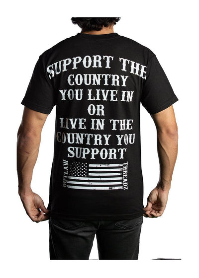 Daniel Smart Men's Support the Country T-Shirt - American Legend Rider