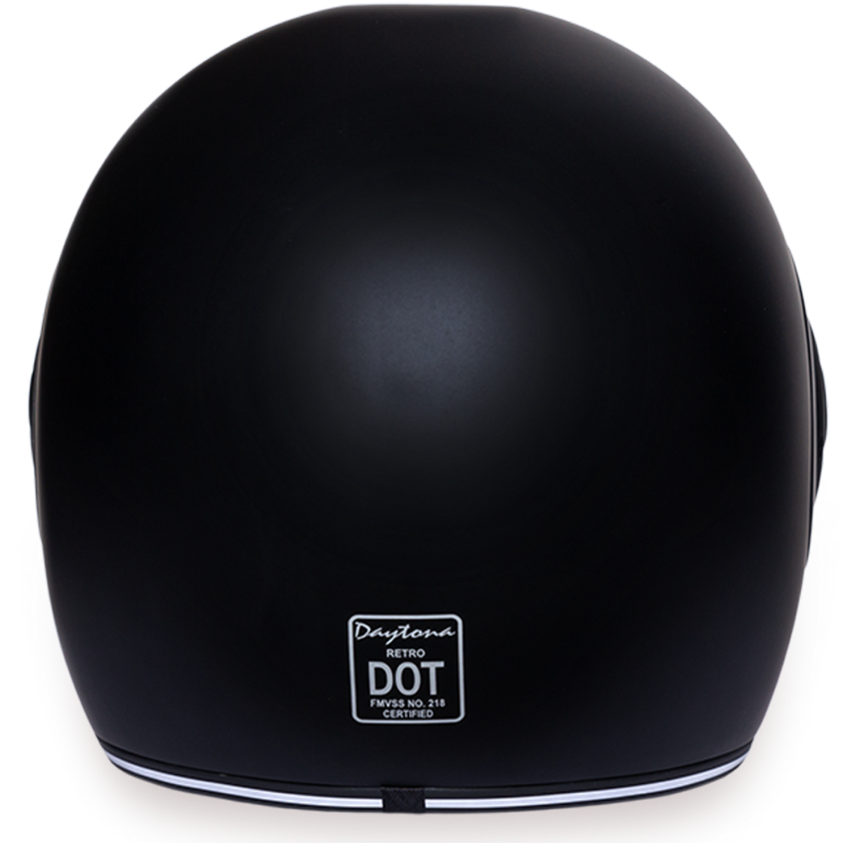 Daytona D.O.T Retro - Dull Black w/Dull Black Accents
