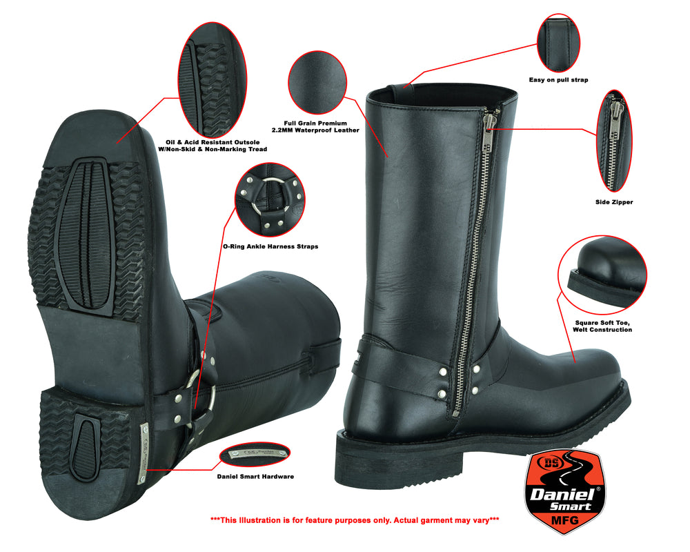 Daniel Smart Men's Waterproof Harness Boots