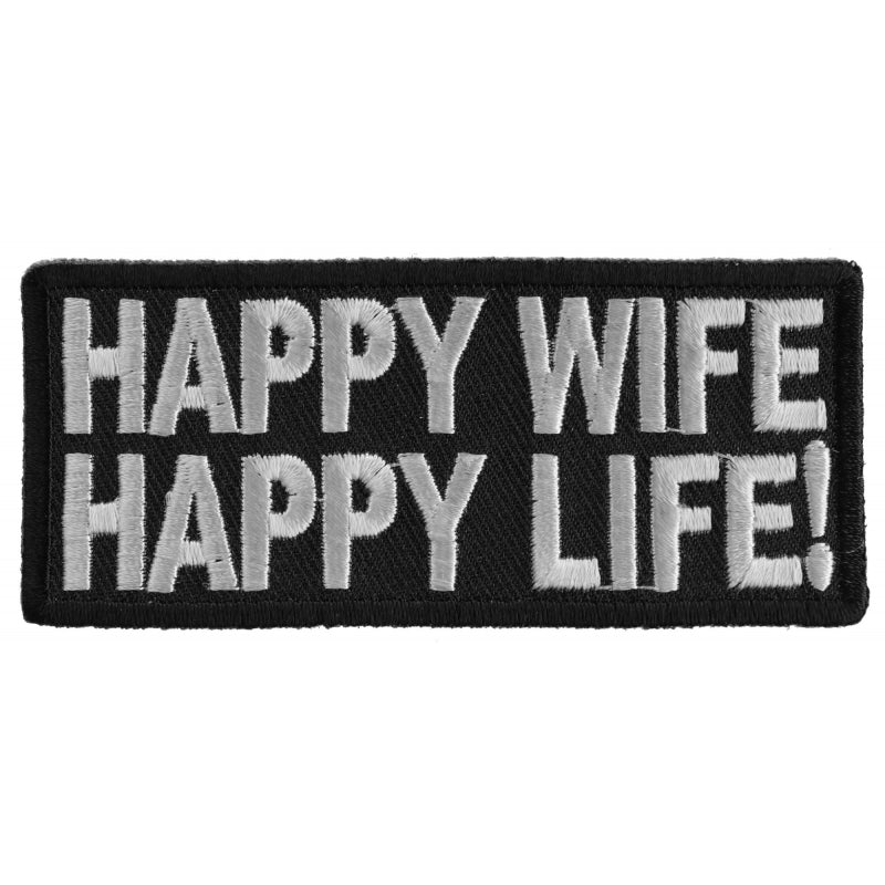 Daniel Smart Happy Wife Happy Life Patch