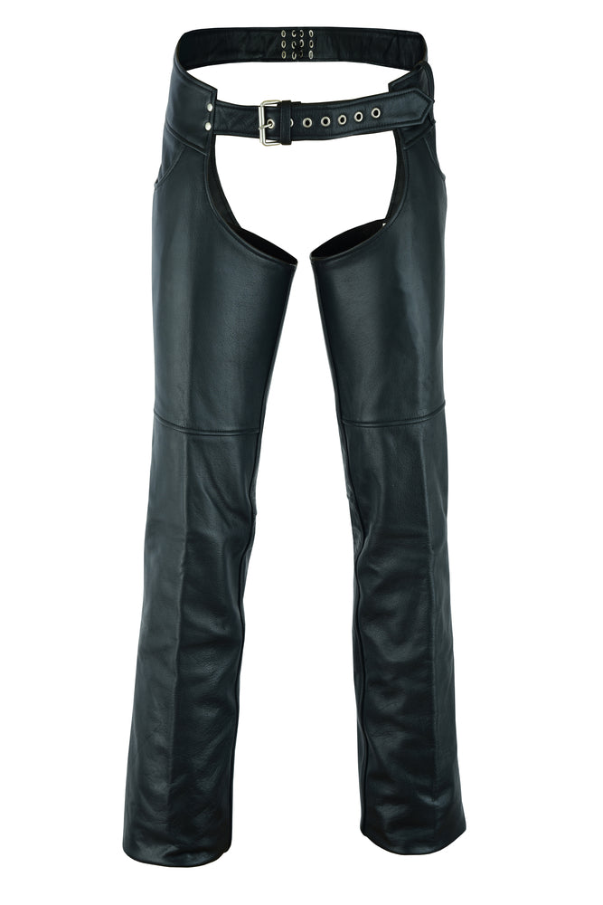 Daniel Smart Tall Classic Leather Chaps with Jeans Pockets