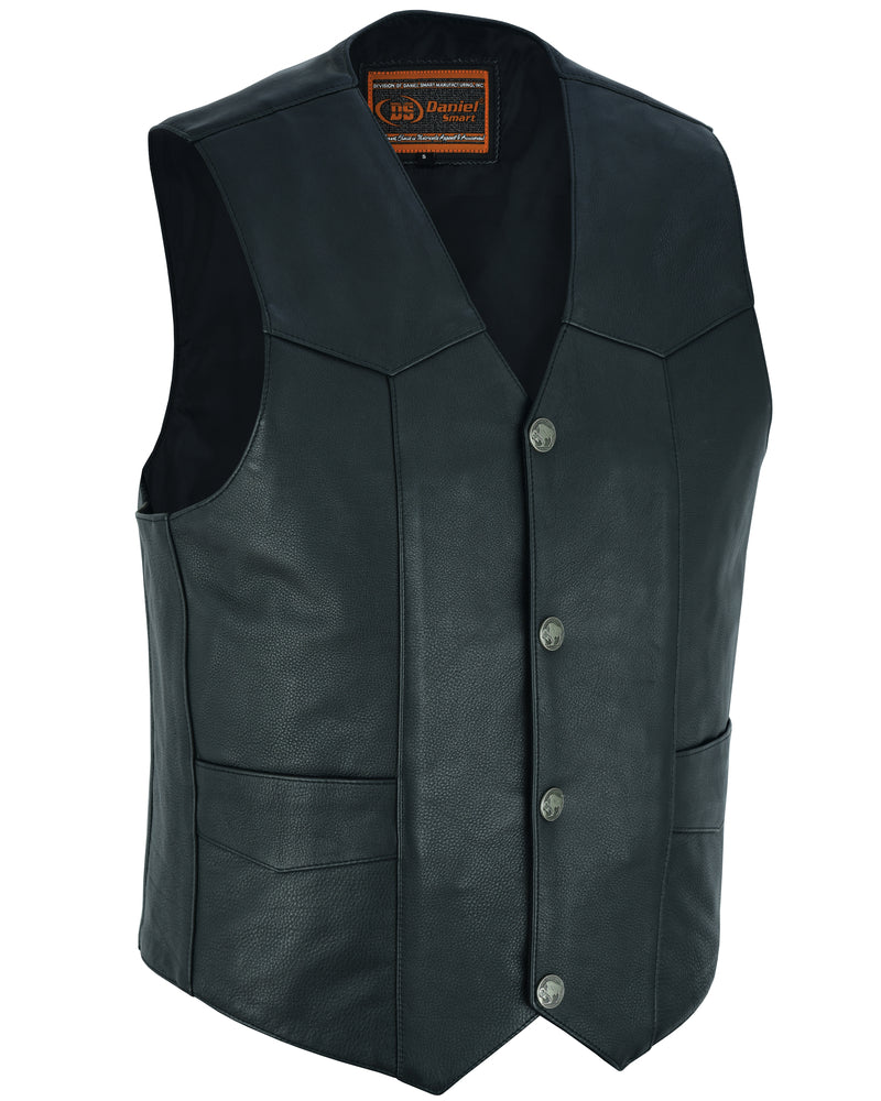 Daniel Smart Advance Men's Buffalo Nickel Head Snap Vest