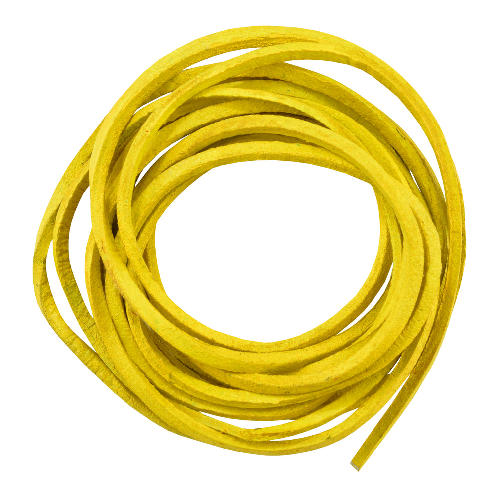 Daniel Smart 6' Feet Leather Laces - Yellow