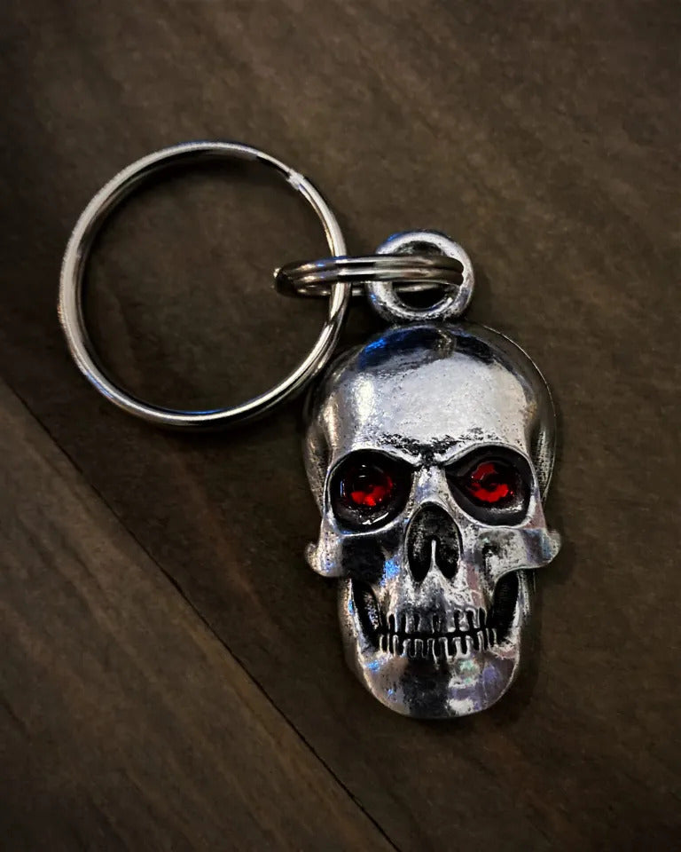 Daniel Smart Evil Skull Diamond Keychain