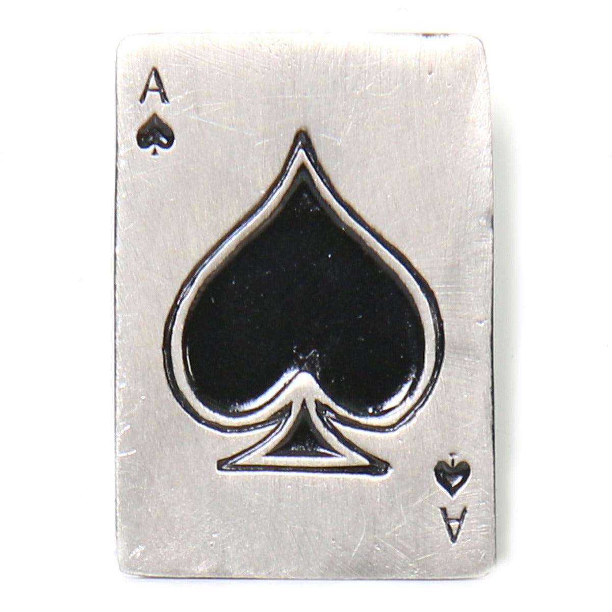Hot Leathers Ace Of Spades Pin - American Legend Rider