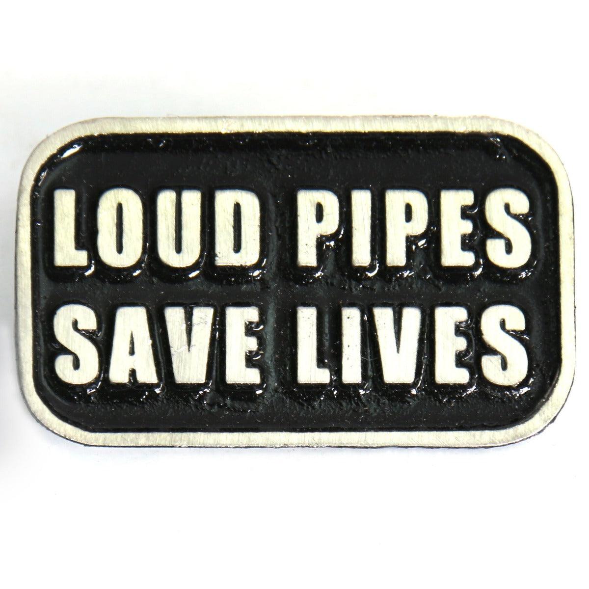 Hot Leathers Loud Pipes Pin - American Legend Rider