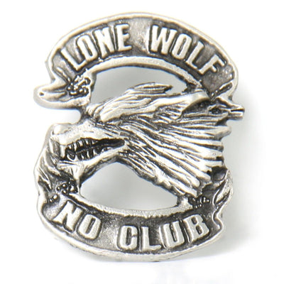 Hot Leathers Lone Wolf Pin - American Legend Rider