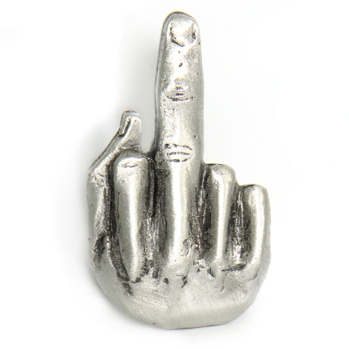 Hot Leathers Middle Finger Pin - American Legend Rider