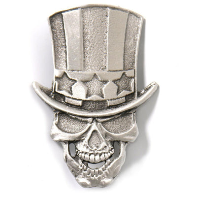 Hot Leathers Uncle Sam Skull Pin - American Legend Rider