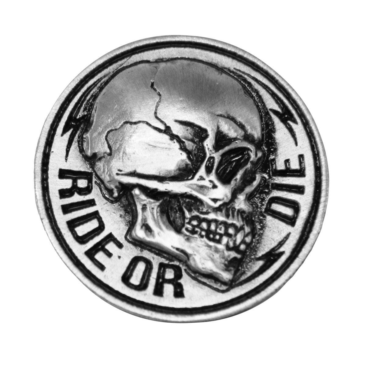 Hot Leathers Side Skull Pin - American Legend Rider