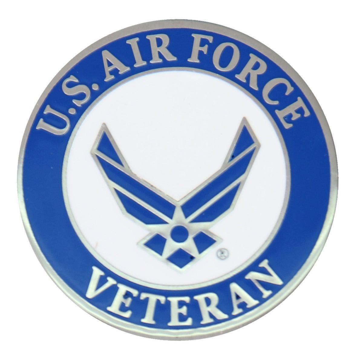 Hot Leathers Us Air Force Veteran Pin - American Legend Rider