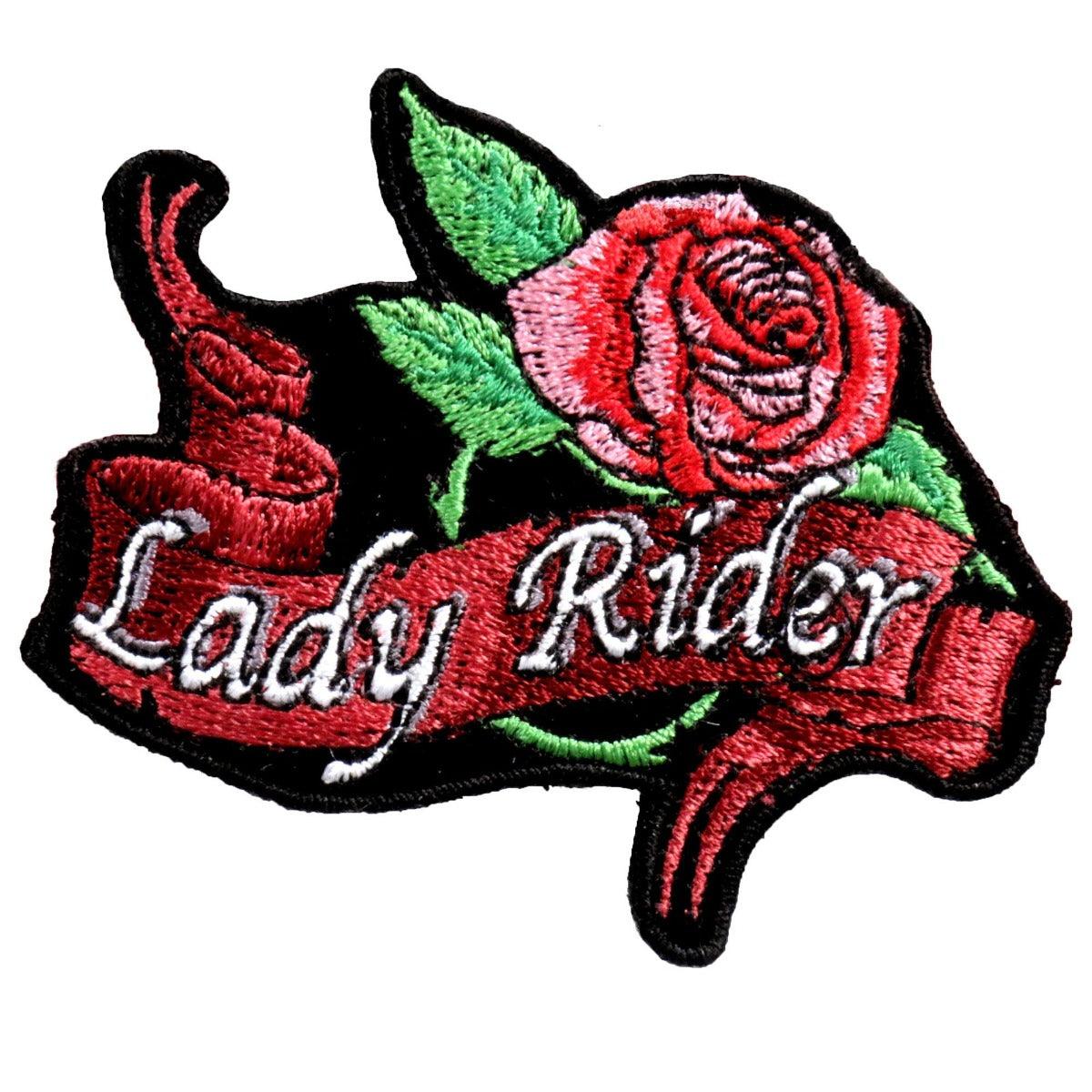 Hot Leathers Patch Lady Rider 3" - American Legend Rider