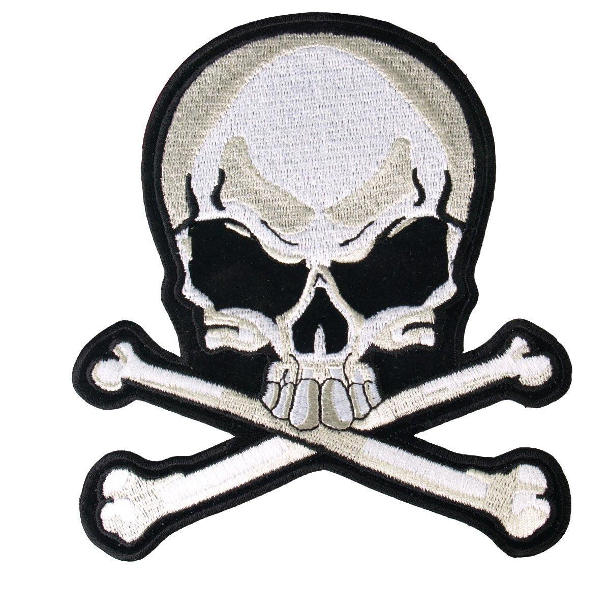 Hot Leathers Skull & Bones Classic 3" X 3" Patch - American Legend Rider