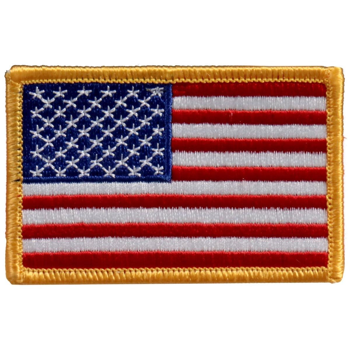 Hot Leathers 6" X 4" American Flag Patch - American Legend Rider