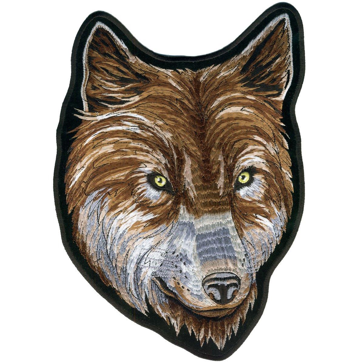 Hot Leathers Wolf Face Biker 2" X 3" Patch - American Legend Rider