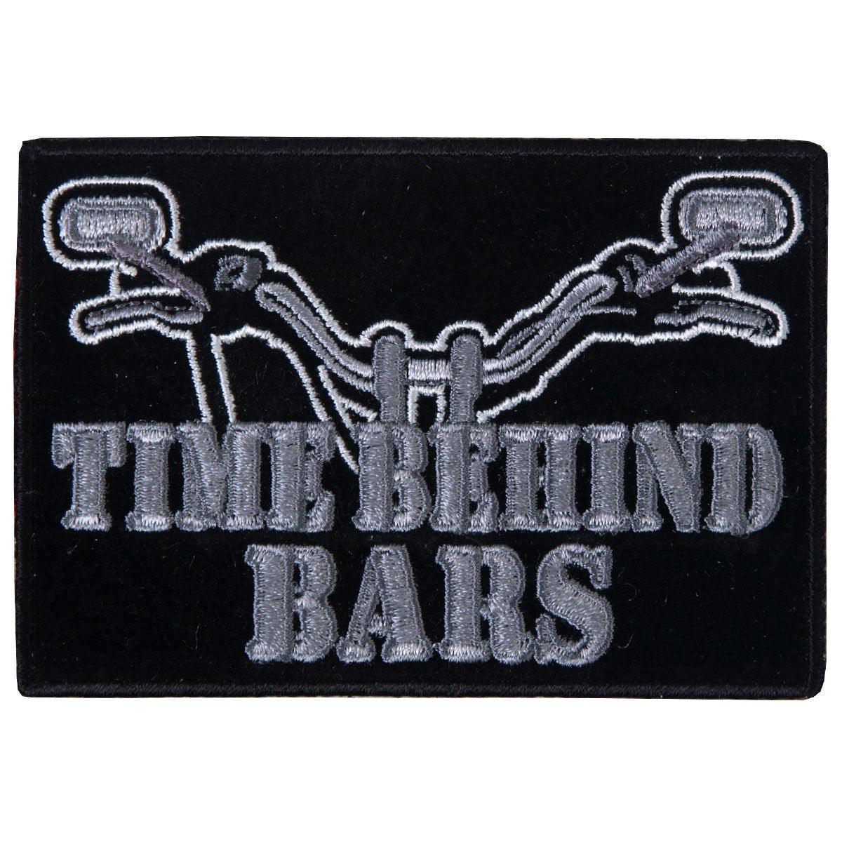 Hot Leathers Time Behind Bars 4" X 3" Patch - American Legend Rider