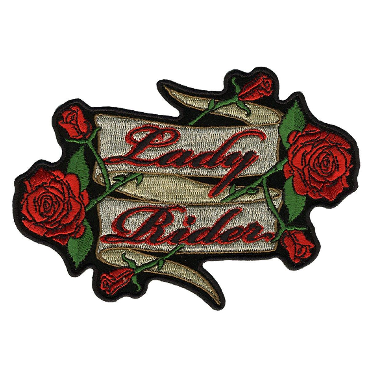 Hot Leathers Lady Rider Roses 5" X 4" Patch - American Legend Rider