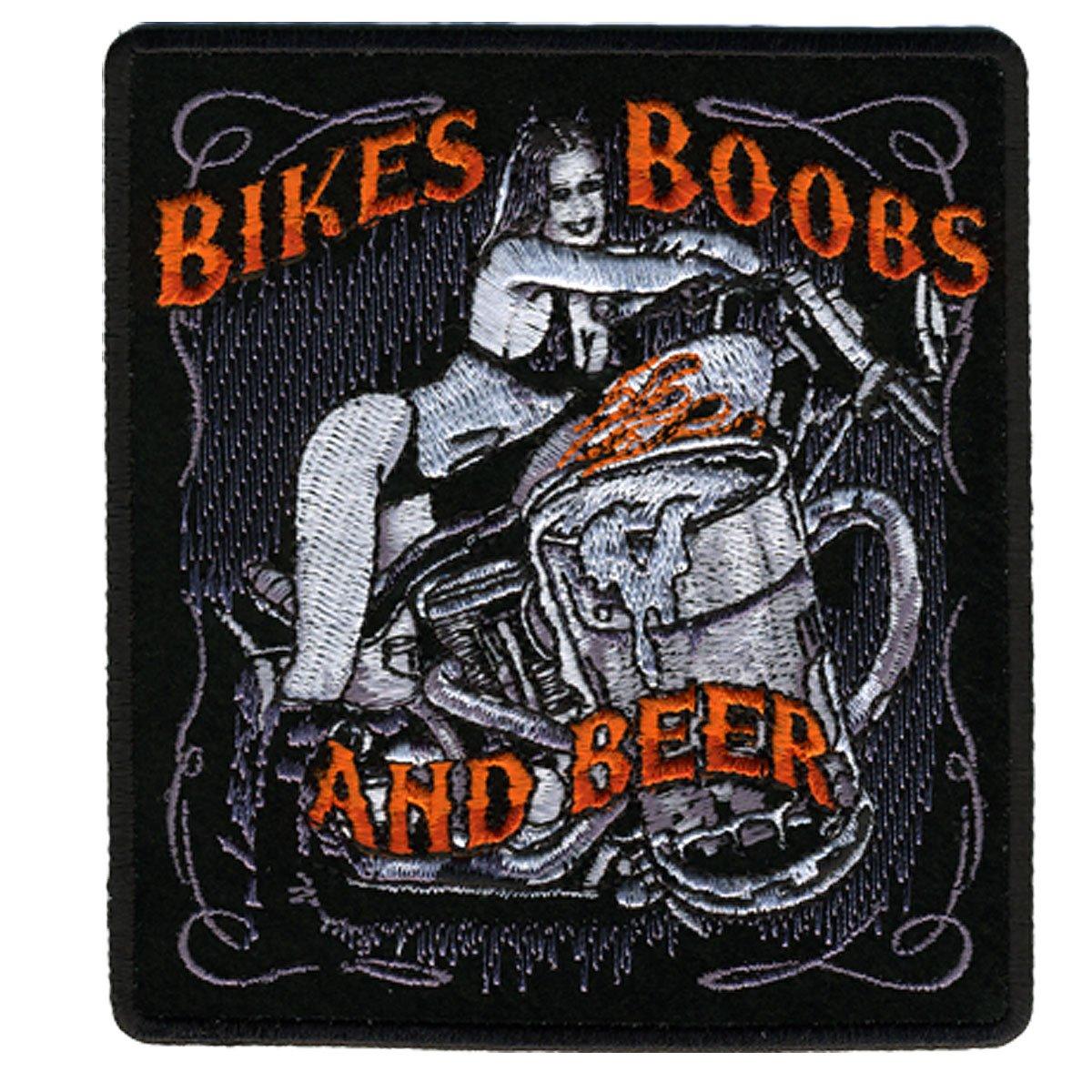 Hot Leathers Bikes, Boobs & Beer 4" X 5" Patch - American Legend Rider