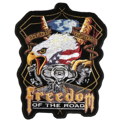 Hot Leathers 5" X 6" Midnight Eagle Biker Patch - American Legend Rider