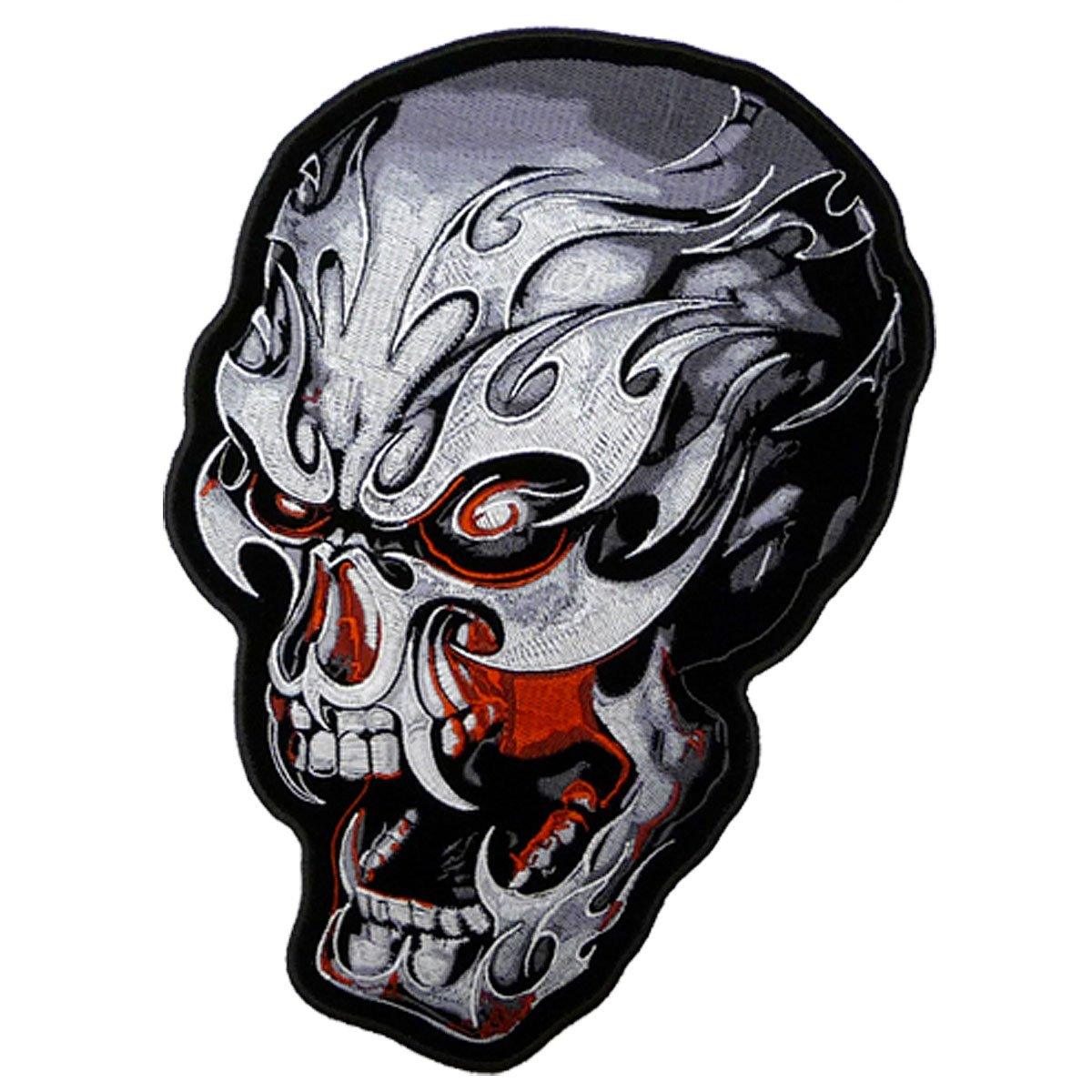 Hot Leathers Electric Skull Biker 3" X 4" Patch - American Legend Rider