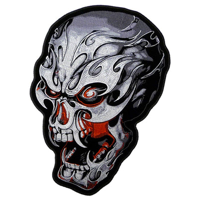 Hot Leathers Electric Skull Biker 3" X 4" Patch - American Legend Rider
