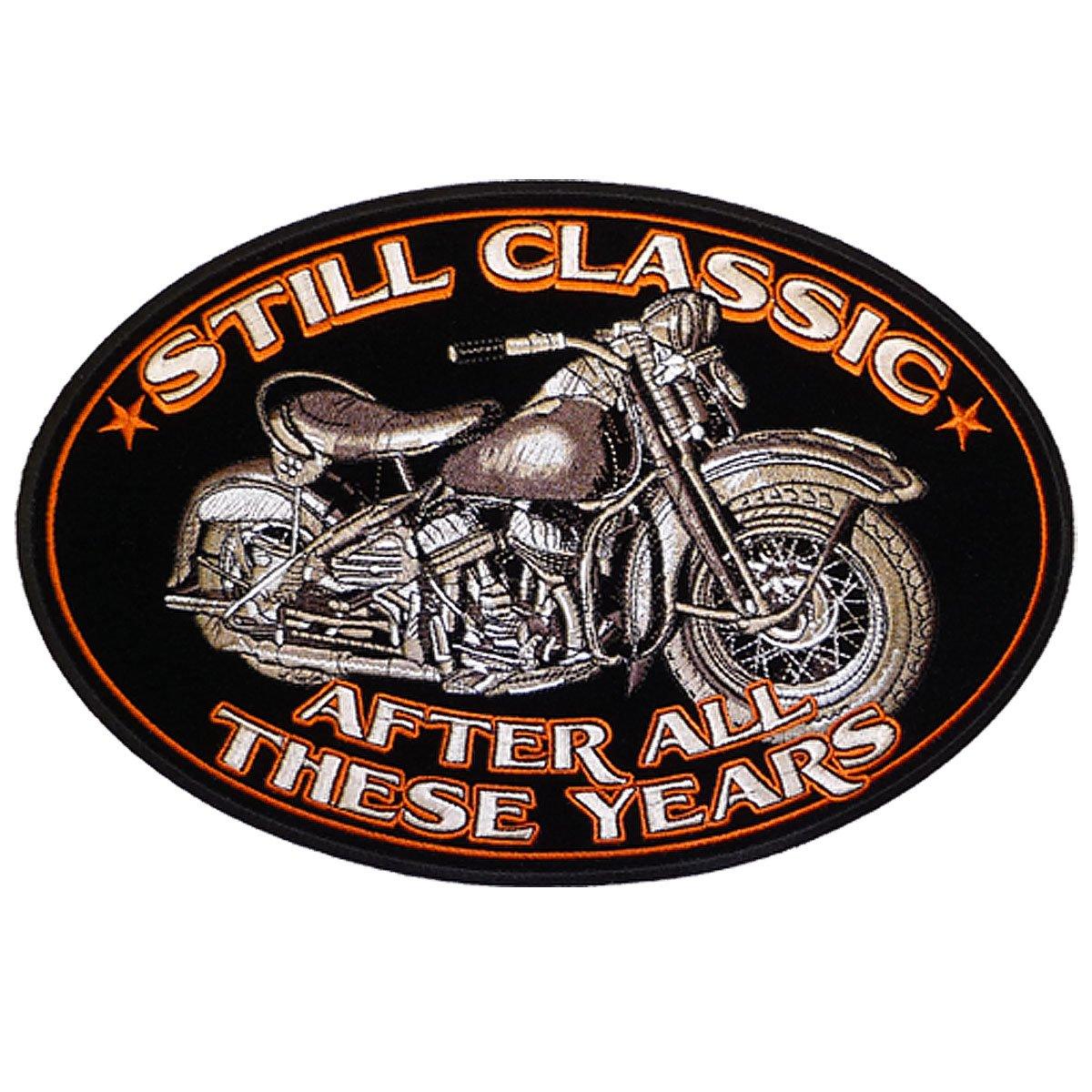 Hot Leathers Classic Bike Oval 5" X 3" Patch - American Legend Rider