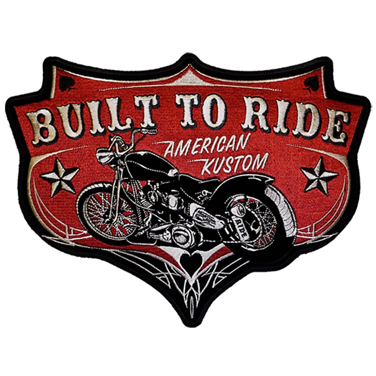 Hot Leathers Built To Ride American Kustom Patch - American Legend Rider