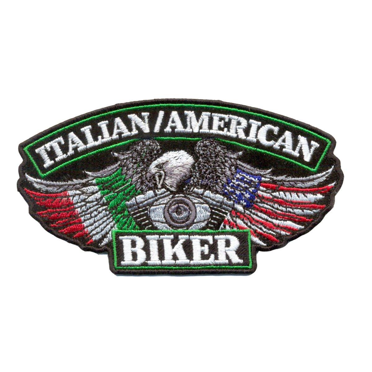 Hot Leathers Italian American Biker Patch - American Legend Rider
