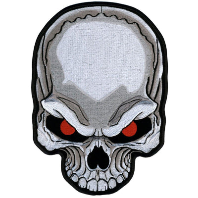 Hot Leathers Patch Skull Red Eyes 3" - American Legend Rider