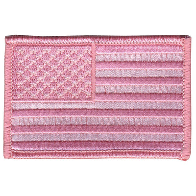 Hot Leathers Pink American Flag 3" X 2" Patch - American Legend Rider