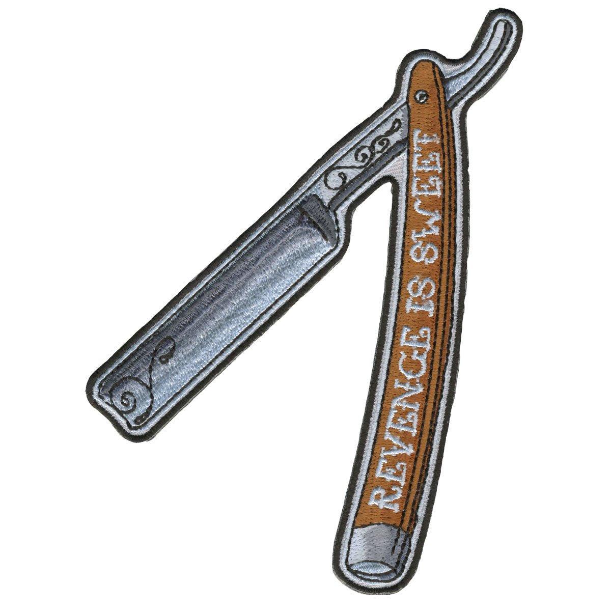 Hot Leathers Straight Razor 5" X 3" Patch - American Legend Rider