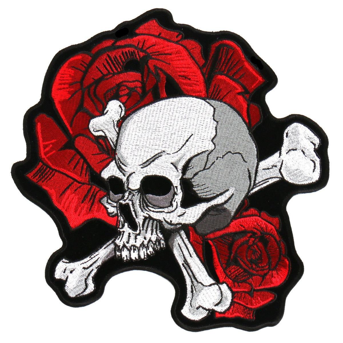 Hot Leathers Skull And Roses 4