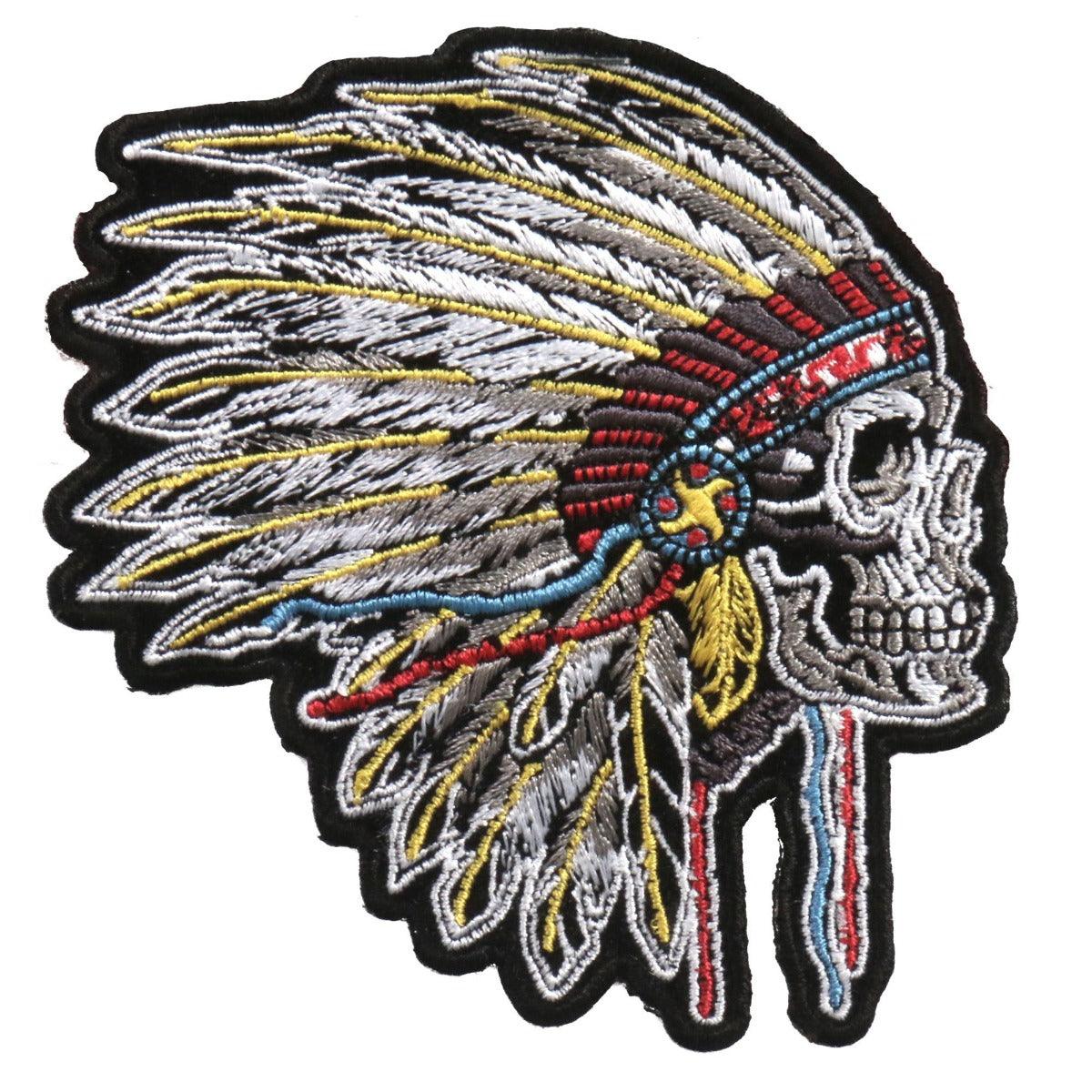 Hot Leathers 4" X 4" Side Headdress Patch - American Legend Rider