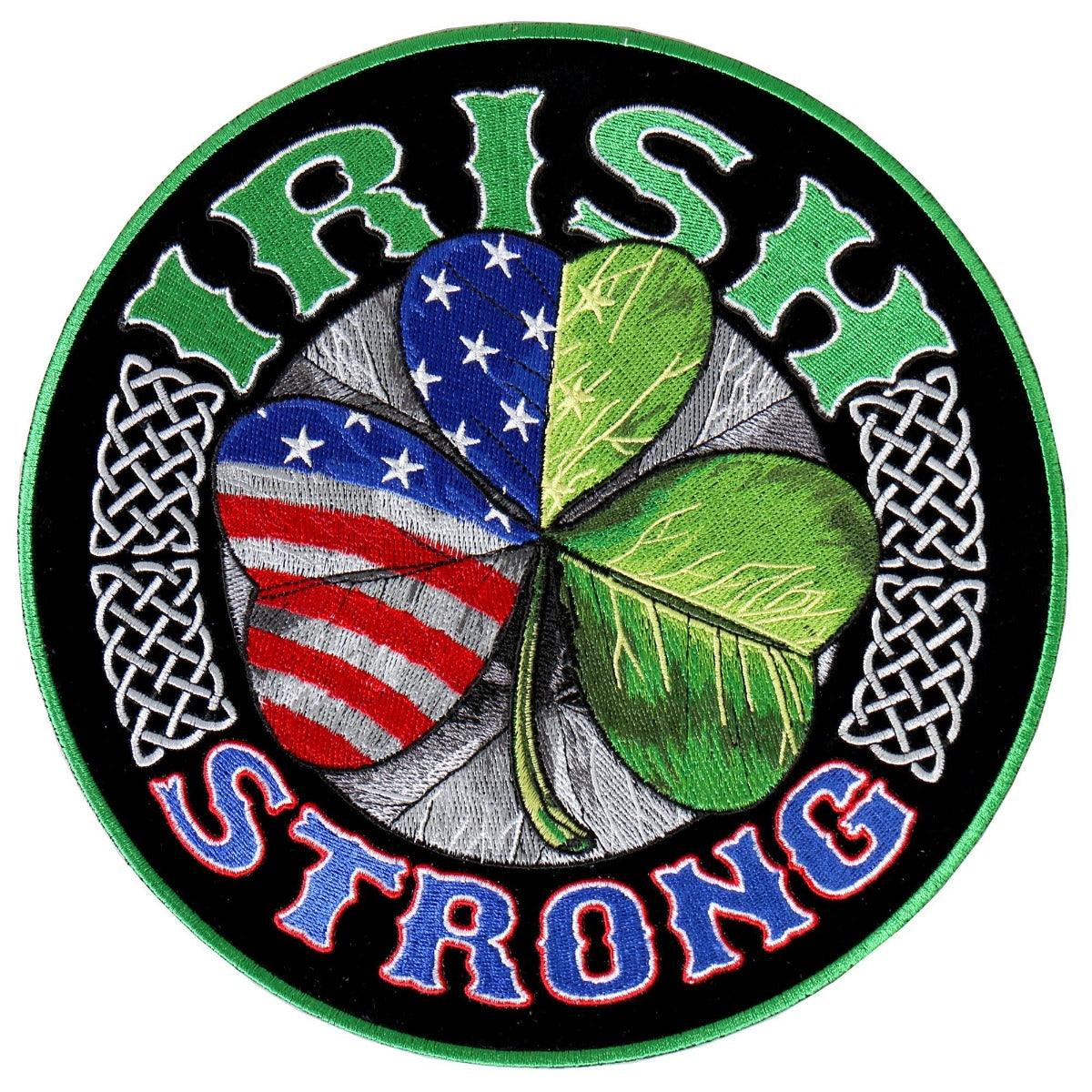 Hot Leathers Irish Strong 4"X4" Patch - American Legend Rider