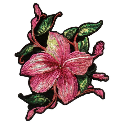 Hot Leathers 4" X 4" Big Flower Ladies Patch - American Legend Rider