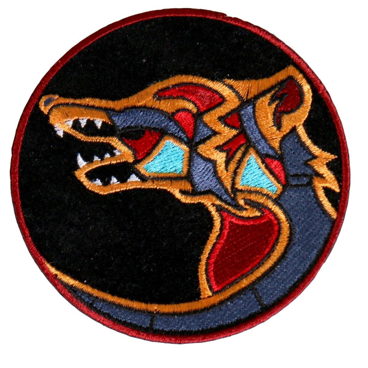 Hot Leathers Native Wolf 4"X4" Patch - American Legend Rider