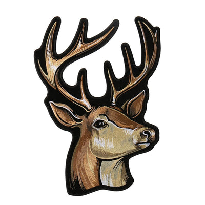 Hot Leathers Deer 9"X12" Patch - American Legend Rider