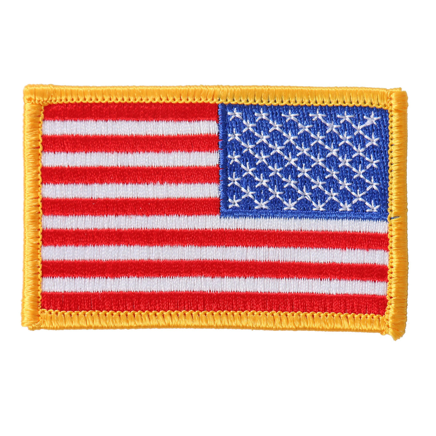 Hot Leathers Yellow Border Right Arm Flag 3"X2" Patch
