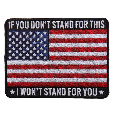 Hot Leathers Stand For This 4"X3" Patch - American Legend Rider