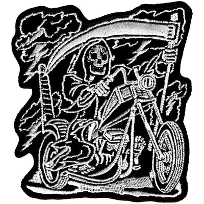 Hot Leathers 3" X 4' Reaper Rider Patch - American Legend Rider