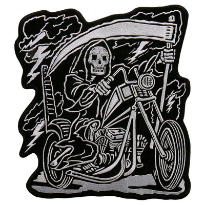 Hot Leathers 9" X 11" Reaper Rider 9"X11" Patch - American Legend Rider