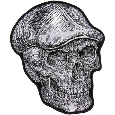 Hot Leathers 10" Skull Cap Patch - American Legend Rider