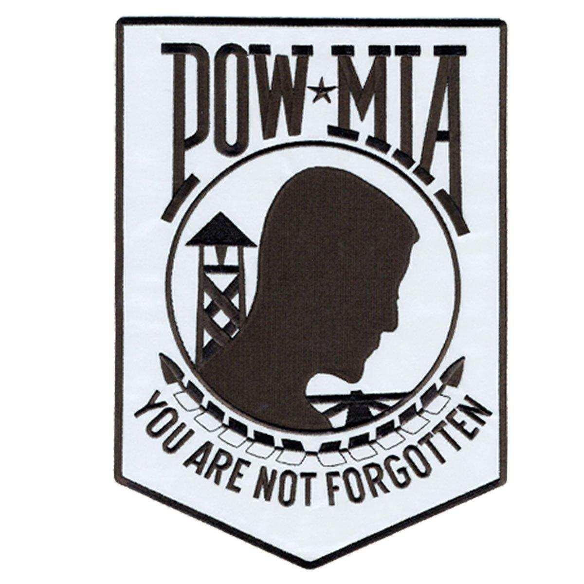 Hot Leathers 3” X 4” Pow Mia Reflective Safety Patch - American Legend Rider