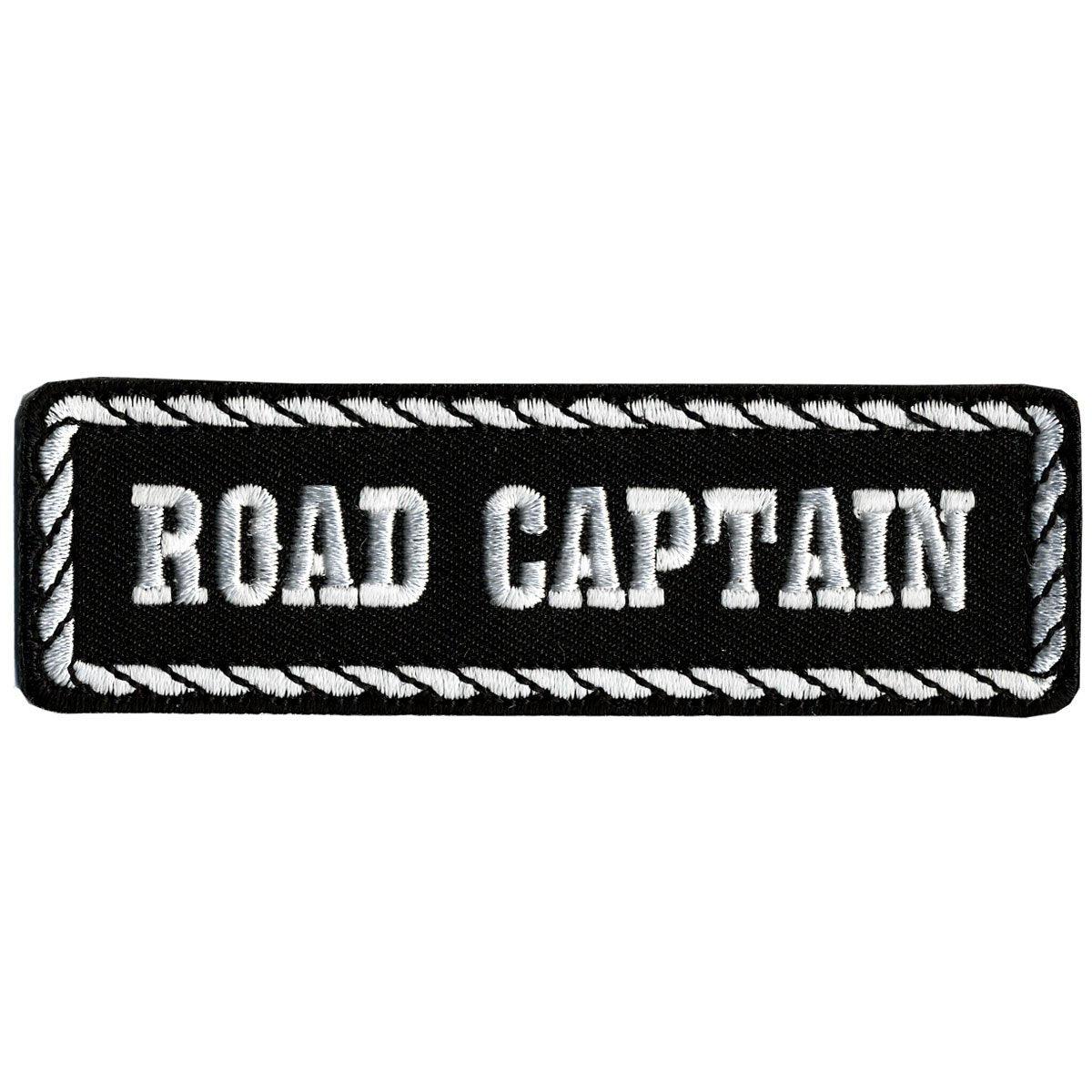 Hot Leathers Road Captain 4" X 1" Patch - American Legend Rider