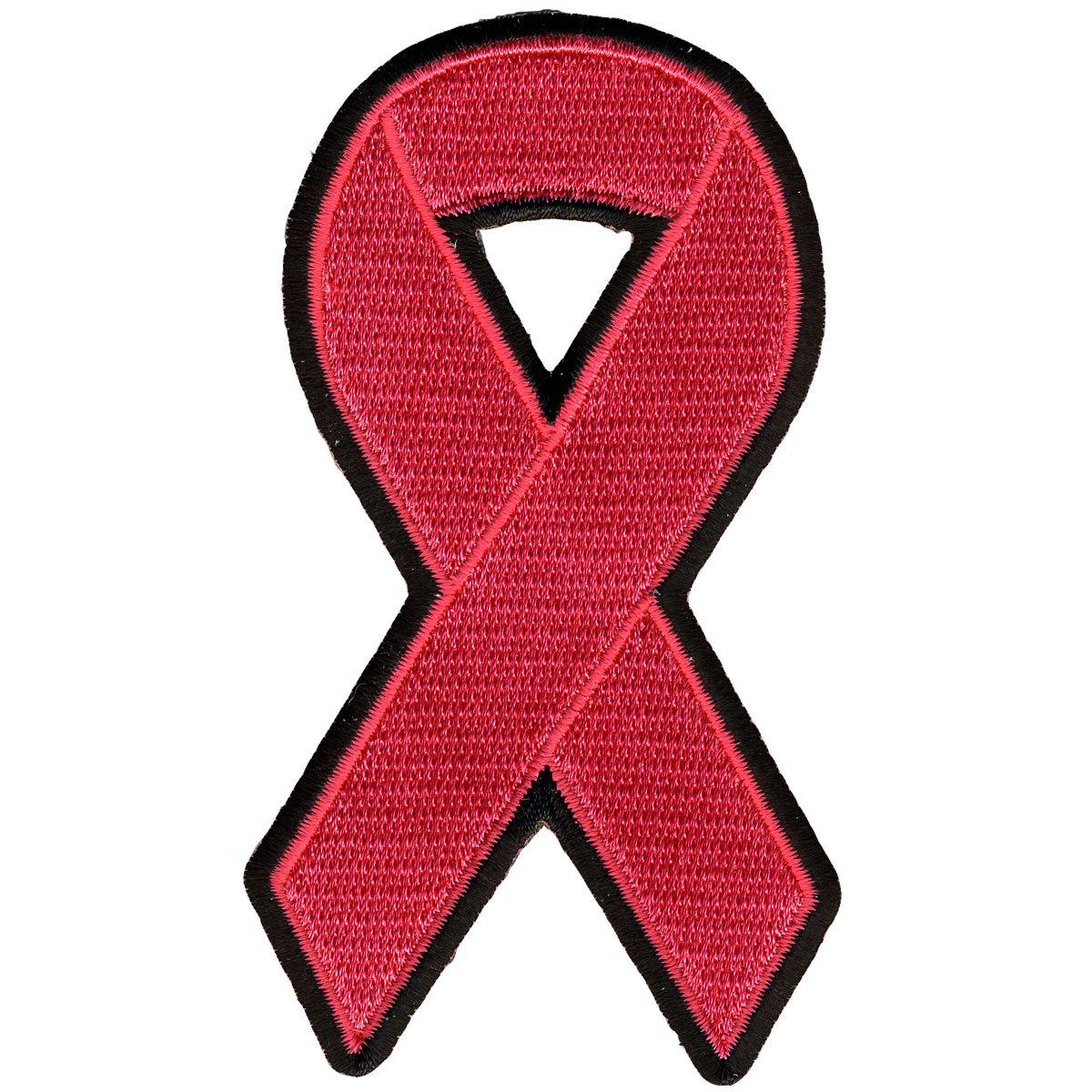 Hot Leathers Cancer Awareness Ribbon 2" X 4" Patch - American Legend Rider