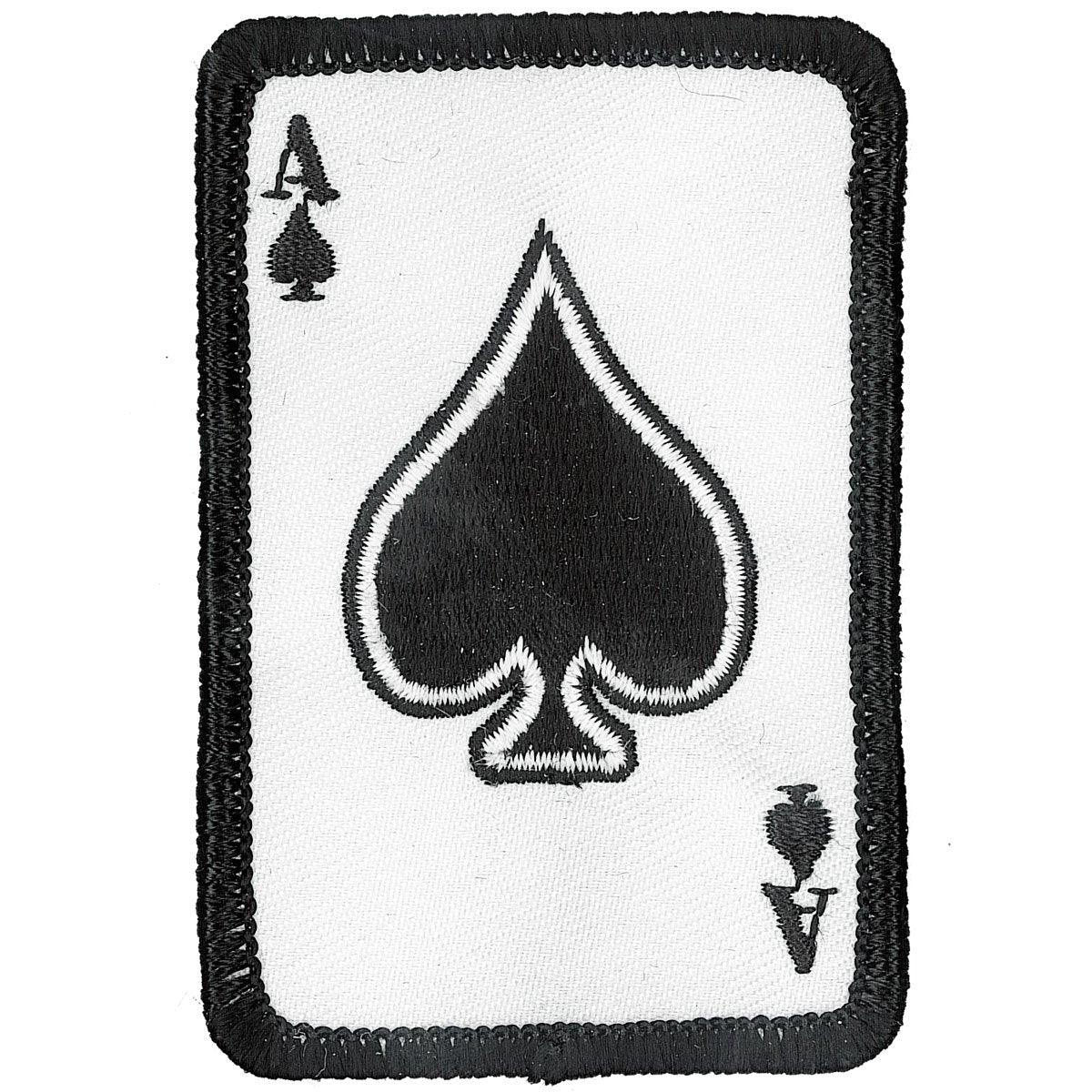 Hot Leathers Ace Of Spades 2" X 3" Patch - American Legend Rider