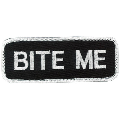 Hot Leathers Bite Me 4" X 2" Patch - American Legend Rider