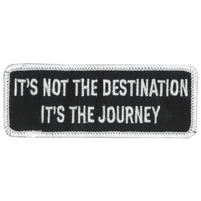 Hot Leathers Not The Destination 4" X 2" Patch - American Legend Rider