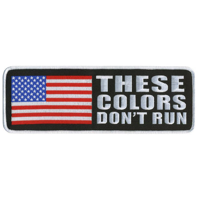 Hot Leathers These Colors Don't Run 4" X 2" Patch - American Legend Rider