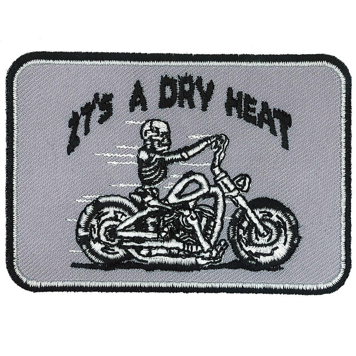 Hot Leathers Skeleton Bike 4" X 3" Patch - American Legend Rider